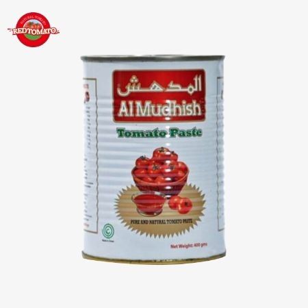 400 غرام معجون طماطم 30-100% نقاء مع غطاء مفتوح صلب مثالي للتخزين