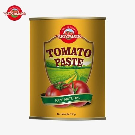 معجون الطماطم المعبأ الذي يبلغ 198 غراماً يمتثل لمعايير ISO HACCP و BRC Food FDA