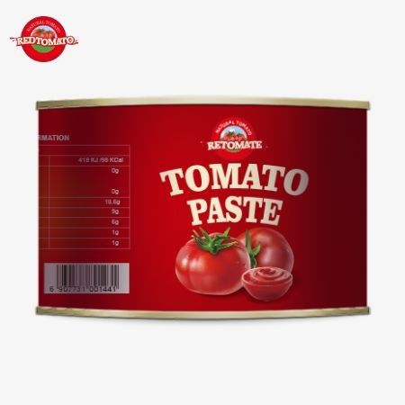 طعام طماطم محجوز من الجودة العالية 28-30% معجون طماطم مركز في 2200 غرام