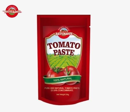 معجون الطماطم 50 غراماً يلبي معايير ISO و HACCP و BRC للأسعار المصنعة
