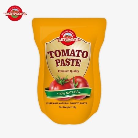 113 غرام في صناعة معجون الطماطم الصلب الصلب ISO HACCP BRC و FDA معيار الإنتاج