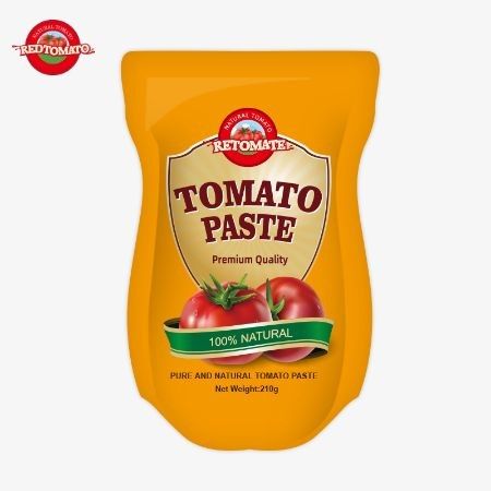إنتاج عصير الطماطم الصلب 210 غراما يلتزم بمعايير ISO HACCP BRC و FDA