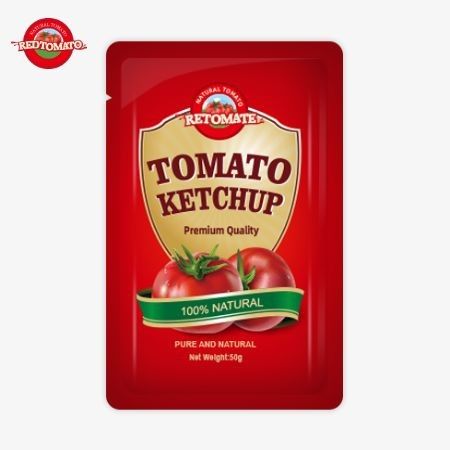 OEM 50g كيس صغير من معجون الطماطم مع سعر المصنع الصين الصناعة المبيعات المباشرة