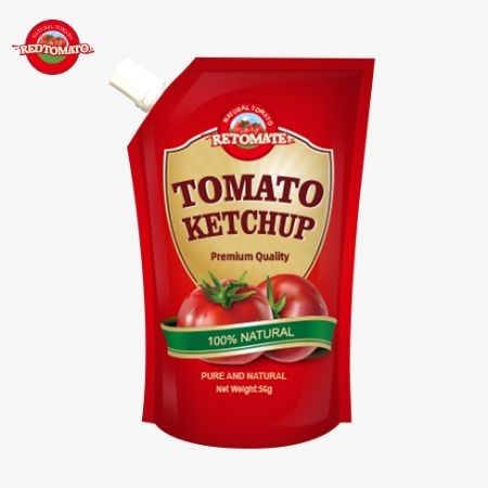 كيتشاب ISO Sachet 56g نكهة طبيعية نقية تتماشى مع معايير الإنتاج الدولية