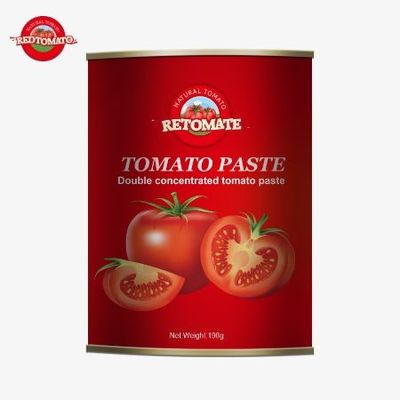 تتوافق مع معايير ISO HACCP و BRC وكذلك معايير إنتاج FDA 198g من معجون الطماطم المعلب