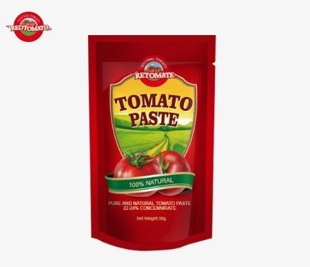 معجون الطماطم 50 غراماً يلبي معايير ISO HACCP و BRC لضمان الامتثال لأسعار المصنع