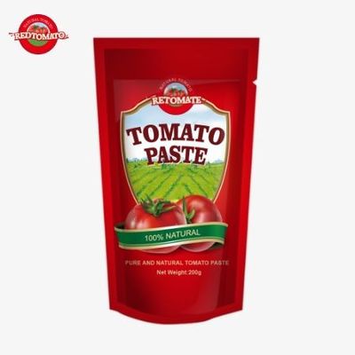 200 غرام من عصير الطماطم يلبي معايير ISO HACCP و BRC لضمان الامتثال للأسعار المصنعة