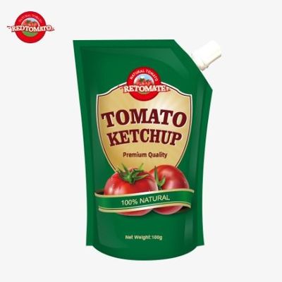 صناعة المنتجات الأولية 100 غرام كيتشاب الطبيعي HACCP معايير FDA الصين السعر المصنع