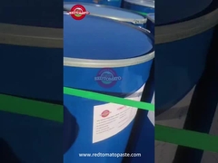 معجون الطماطم المعدل بالبريد بريكس 36-38٪ ، HACCP معجون الطماطم في الطبل