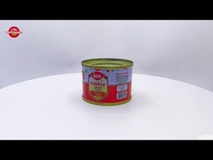 70 جرام معجون طماطم معلب بركس 28-30% توفير العلامة التجارية وتصميم العبوة